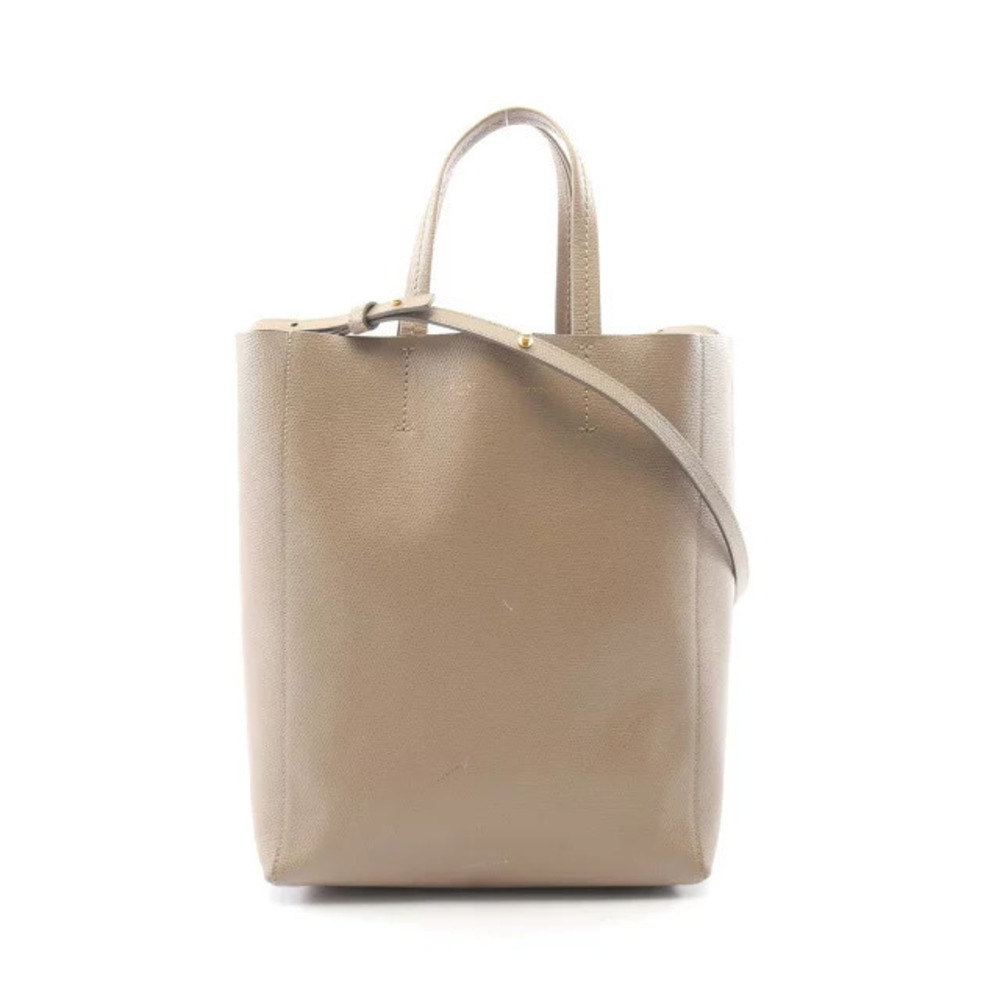 Celine Vertical Cabas Tote Bag Leather Gray